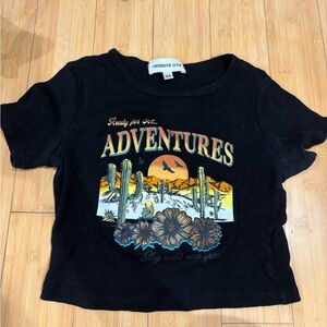 Black Short Sleeve Graphic Tees